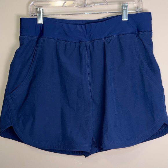 Lands' End Pants - Lands' End Active Skort Shorts Blue Size 10 Athletic Golf Tennis Pockets